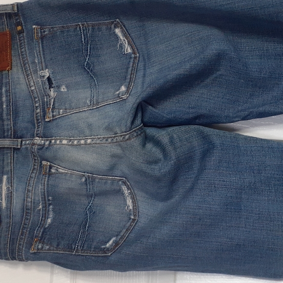 Lucky Brand Zoe Skinny Jeans Distressed ripped pants Size 2 /26 - Picture 7 of 10